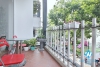 Lake view and modern furniture apartment for rent in Yen Phu village.
